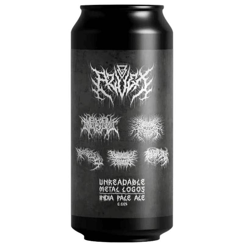 Azvex Unreadable Metal Logo IPA 440ml (6.66%)
