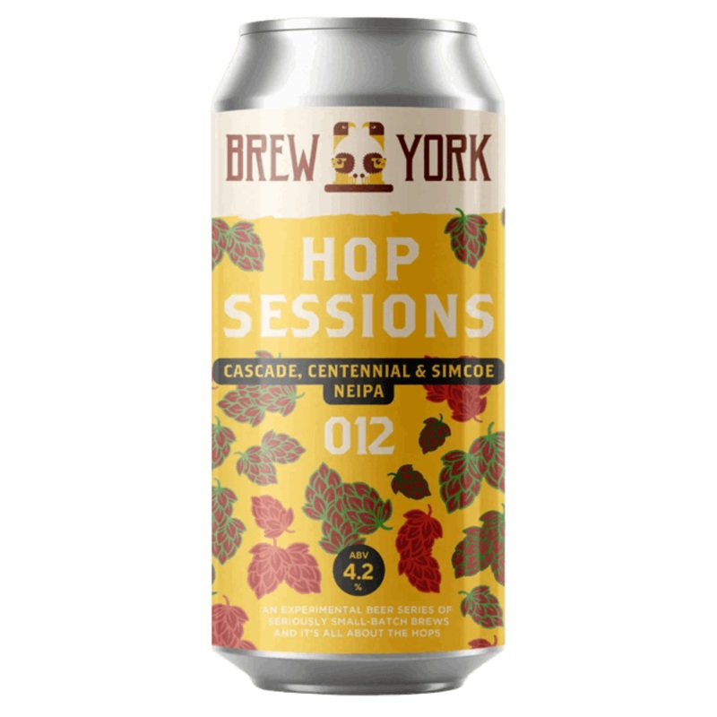 Brew York Hop Sessions 012 Cascade, Centennial & Simcoe NEIPA 440ml (4.2%)