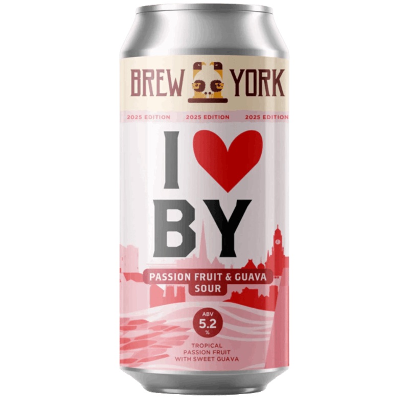 Brew York I Love BY (’25) Passion Fruit & Guava Sour 440ml (5.2%)