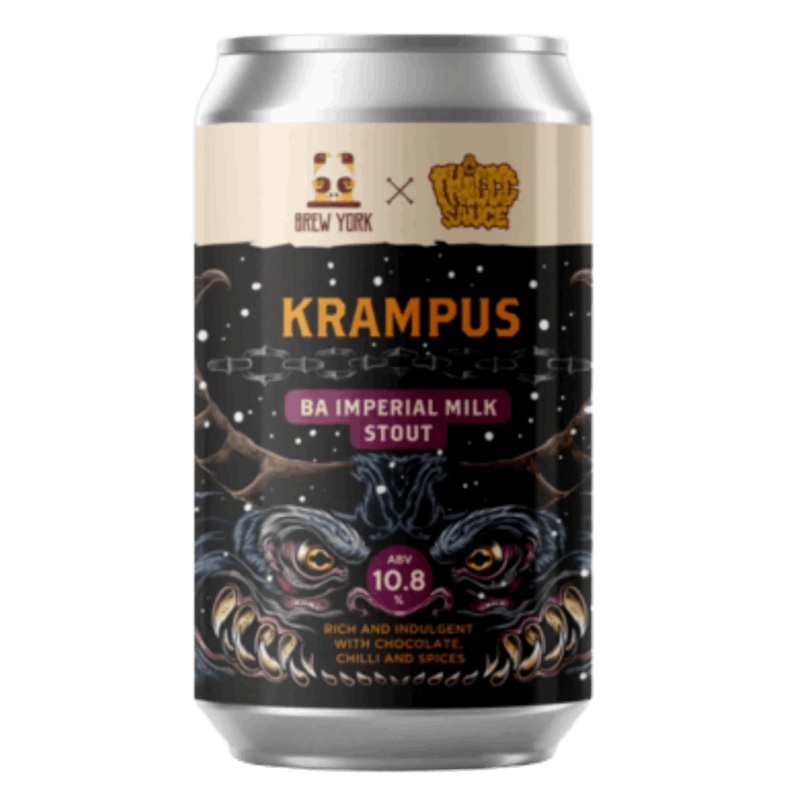 Brew York Krampus BA Imperial Milk Stout 330ml (10.8%)