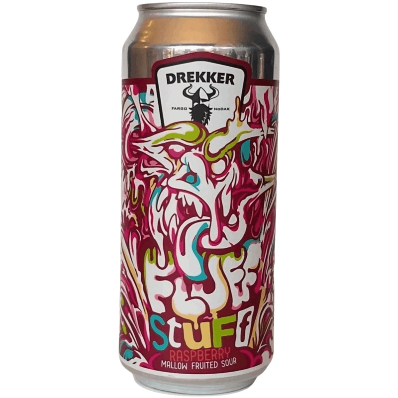 Drekker Fluff Stuff – Raspberry Raspberry Mallow Fruited Sour 473ml (6%)