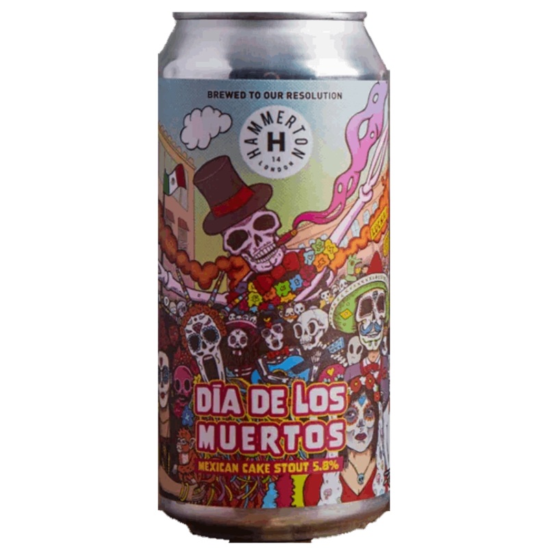 Hammerton Dia De Los Muertos Mexican Cake Stout 440ml (5.8%)