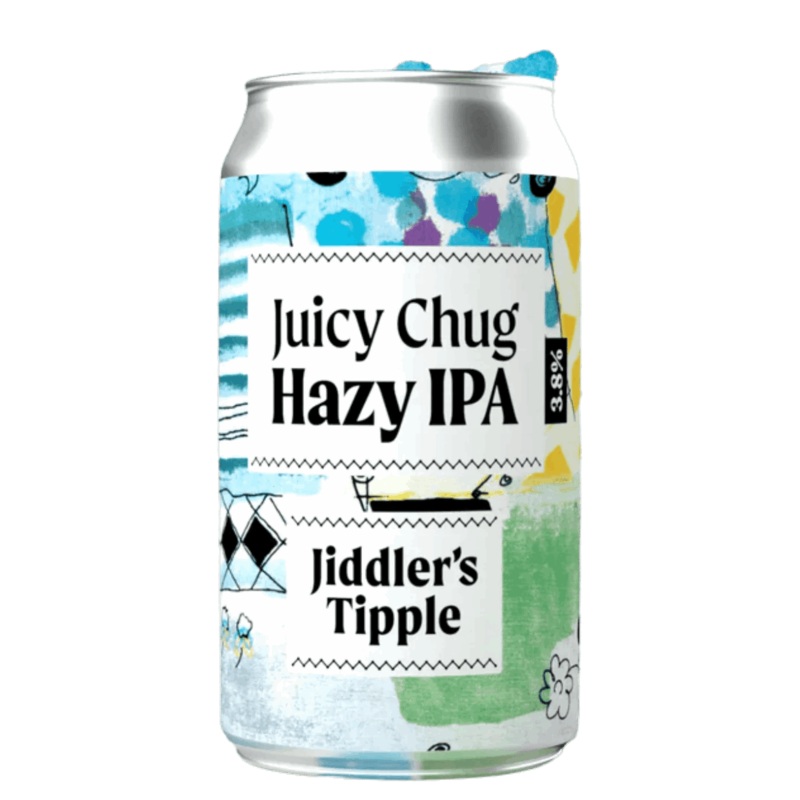 Jiddlers Tipple Juicy Chug Hazy IPA 330ml (3.8%)
