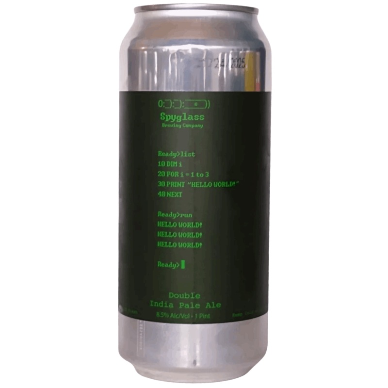 Spyglass Hello World! DIPA 473ml (8.5%)