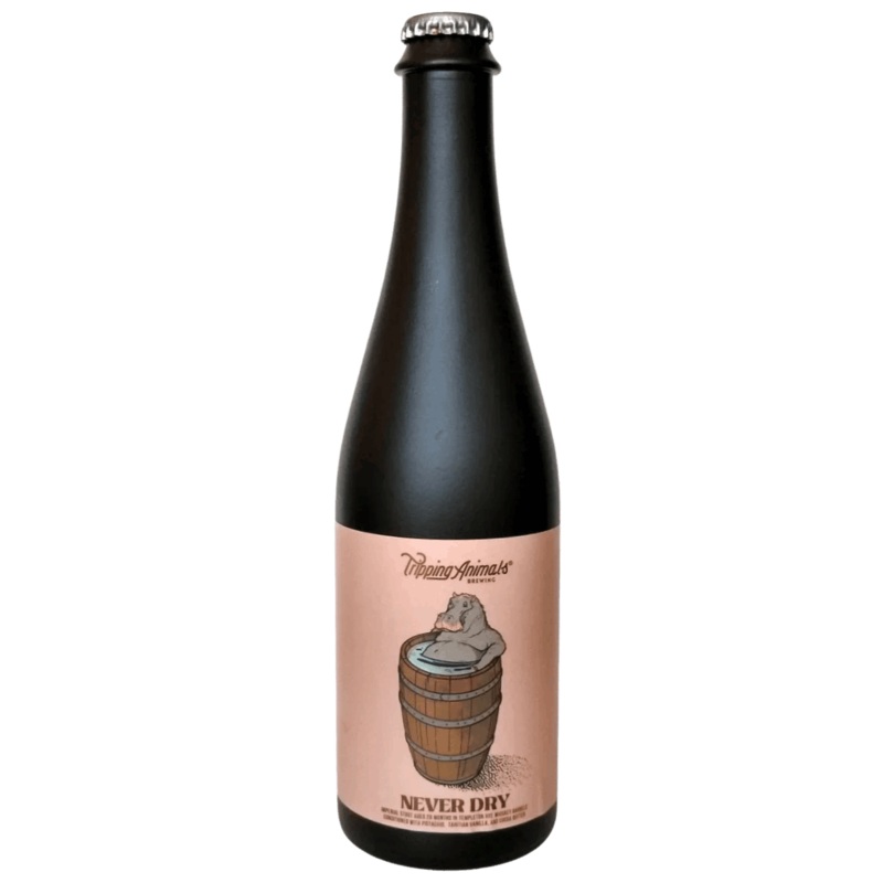 Tripping Animals Never Dry (2025) Rye Whiskey Barrel Aged Imperial Stout 500ml (13.4%)