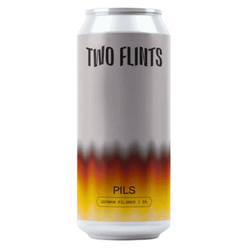 Two Flints Pils German Pilsner Lager 440ml (5%)