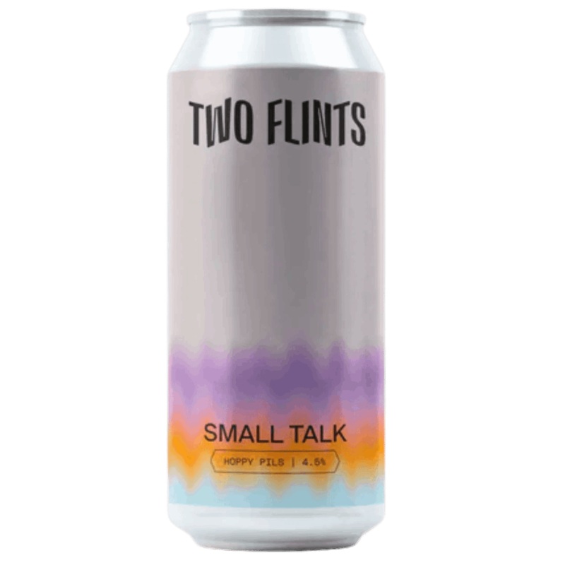 Two Flints Small Talk Pilsner Lager 440ml (4.5%)