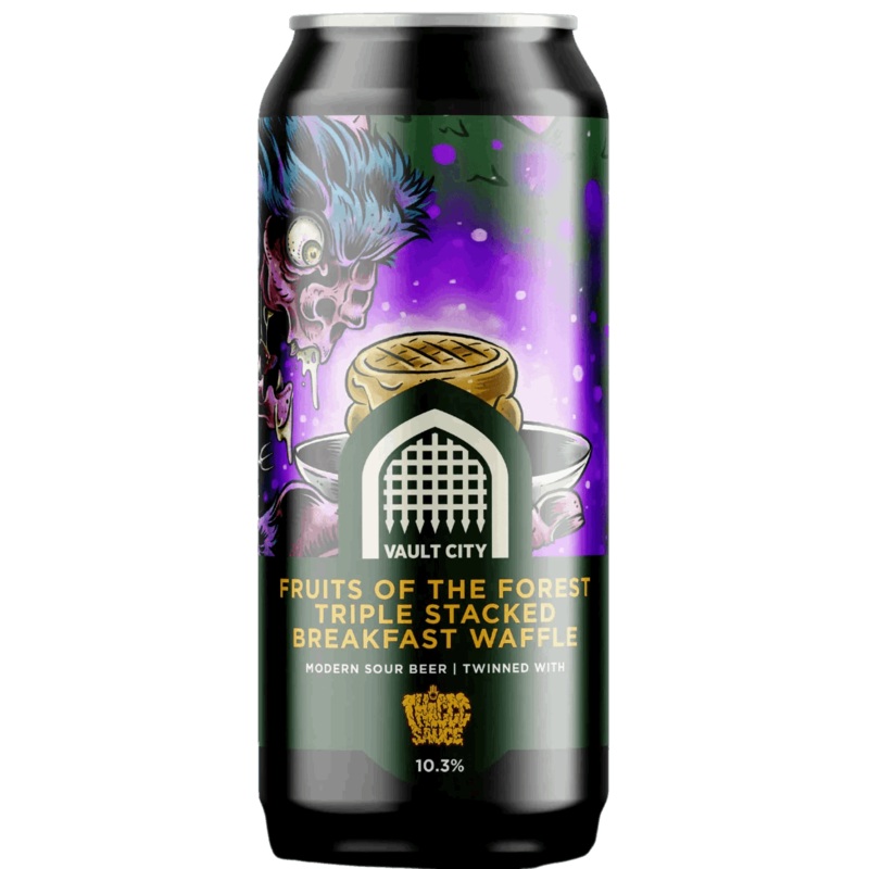 Vault City Fruits Of The Forest Triple Stacked Breakfast Waffle Sour 440ml (10.3%)
