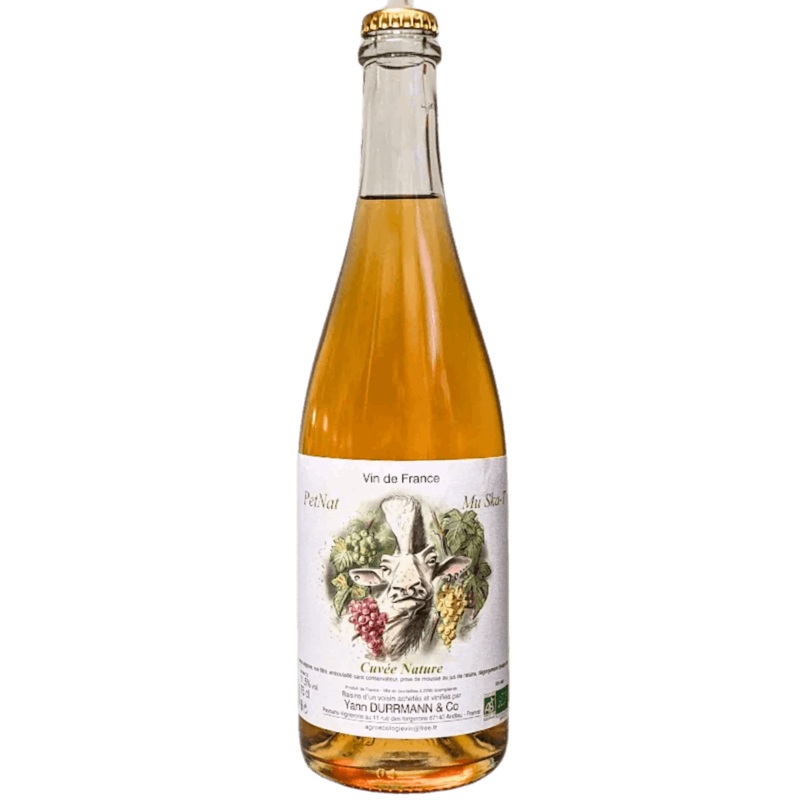 Anna et Andr Durrmann 2022 Mu-Ska-T Natural Pet Nat Orange Wine 750ml (11.5%)