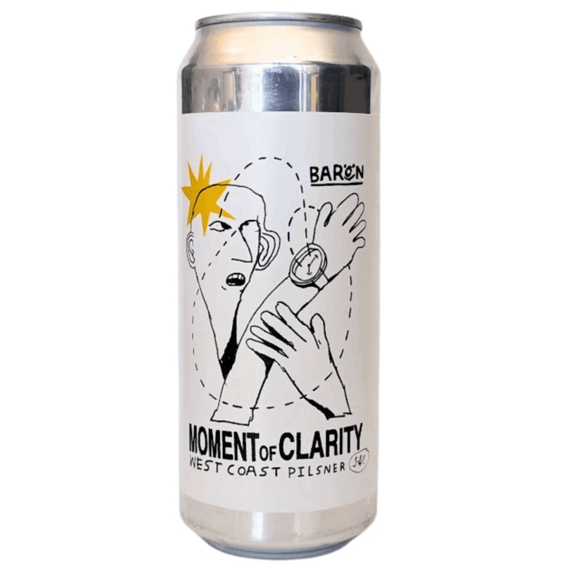 Baron Moment of Clarity West Coast Pilsner 500ml (5.4%)