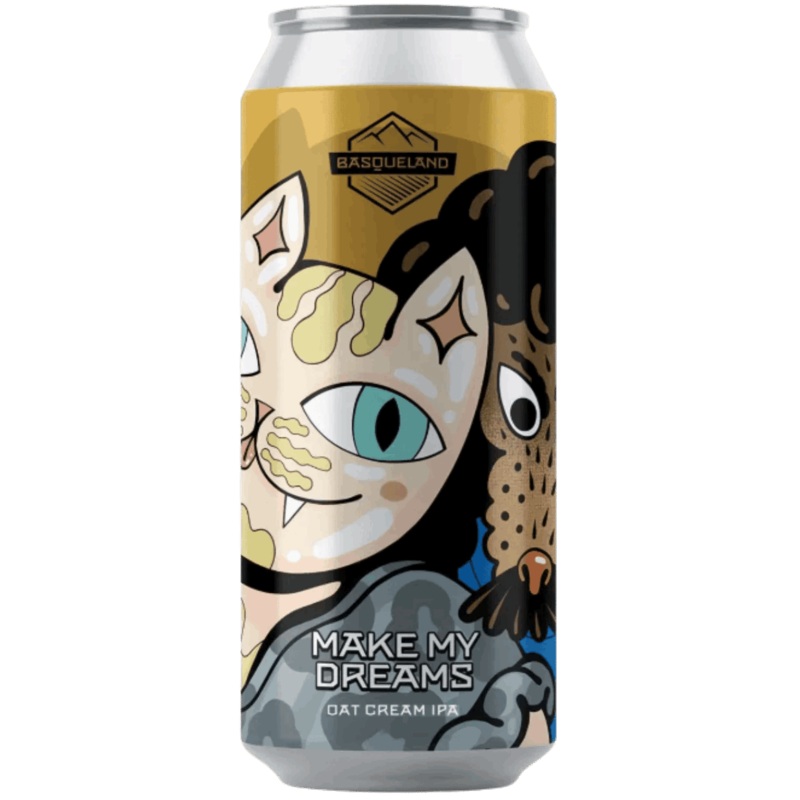 Basqueland Make My Dreams Oat Cream IPA 440ml (7%)