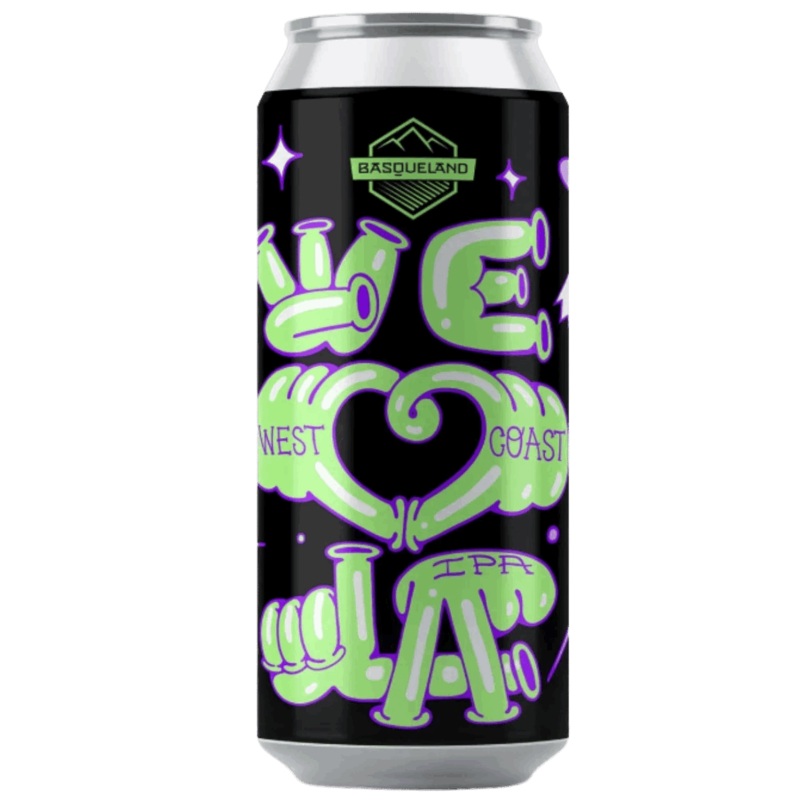 Basqueland We Love LA West Coast IPA 440ml (6.5%)