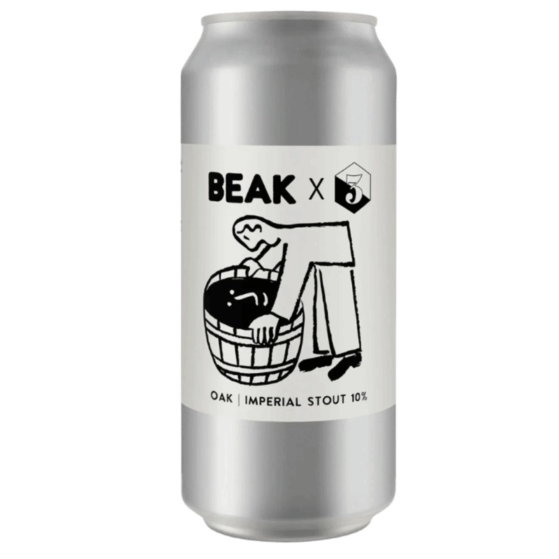 Beak Oak x 3 Sons Imperial Stout 440ml (10%)