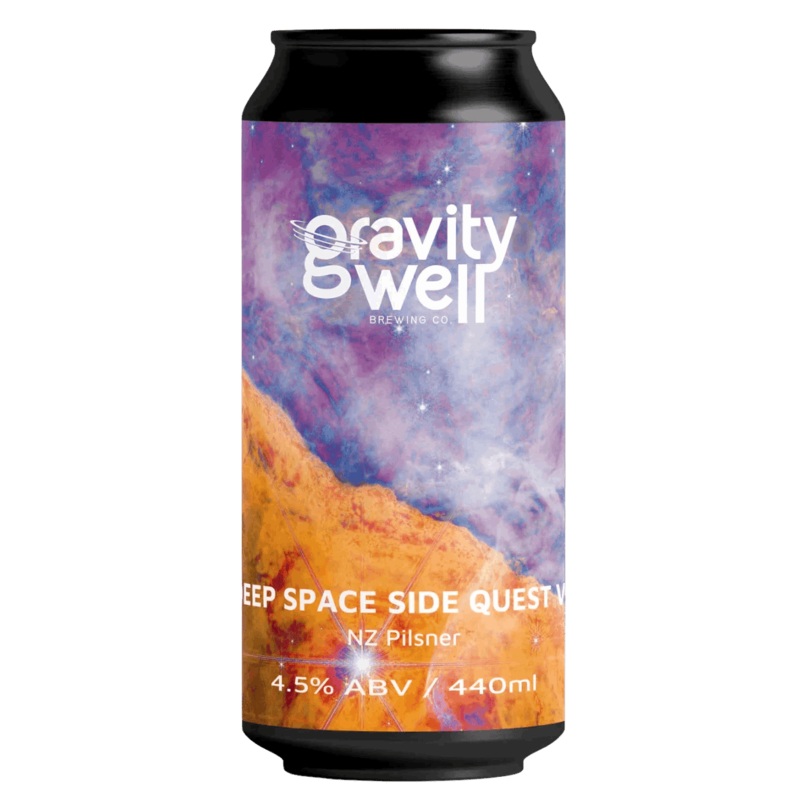Gravity Well Deep Space Side Quest V.3 NZ Pilsner 440ml (4.5%)