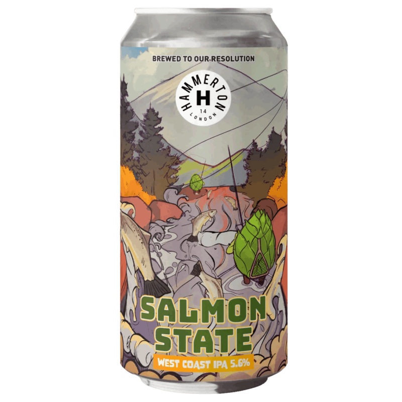 Hammerton Salmon State West Coast IPA 440ml (5.6%)