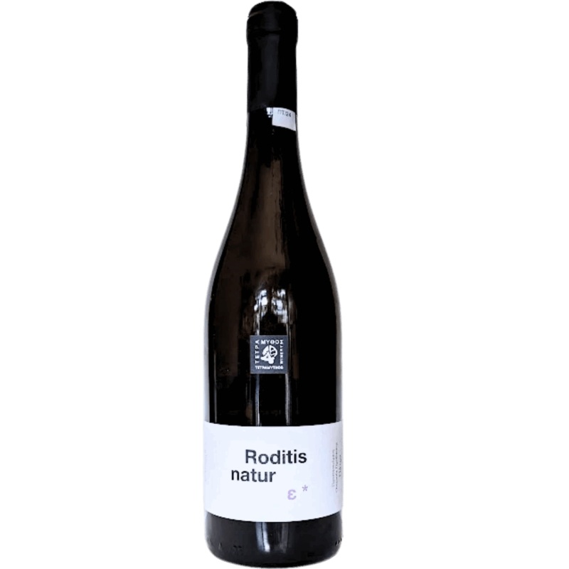 Tetramythos Roditis Natur Natural Dry White Wine 750ml (12%)