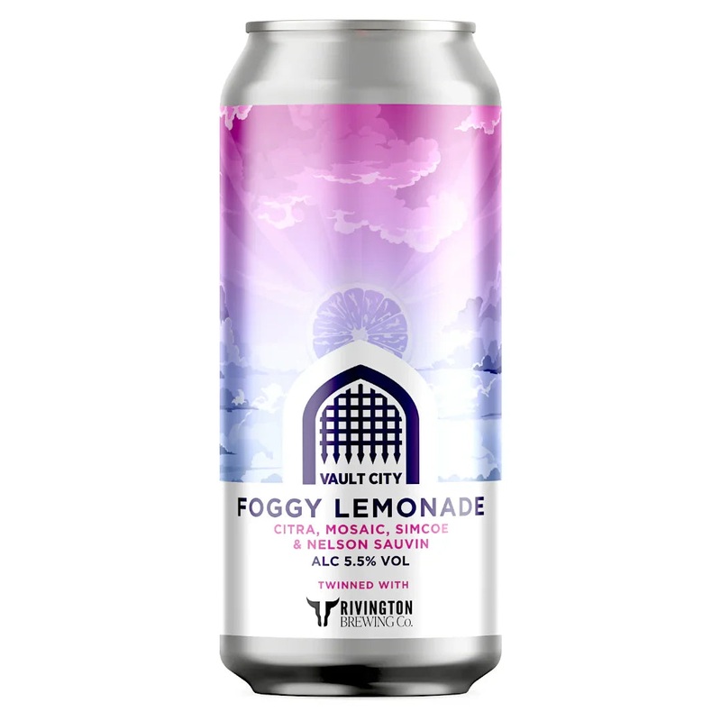 Vault City Foggy Lemonade x Rivington Collab Dry Hopped Sour 440ml (5.5%)