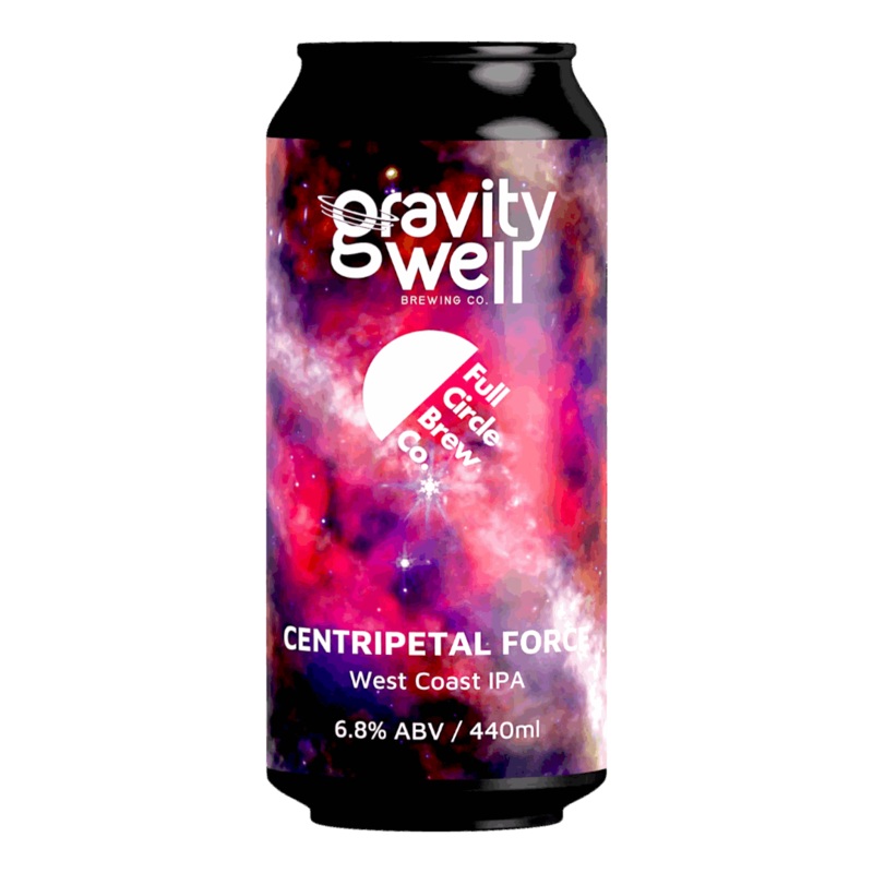Gravity Well Centripetal Force x Full Circle Collab West Coast IPA 440ml (6.8%)