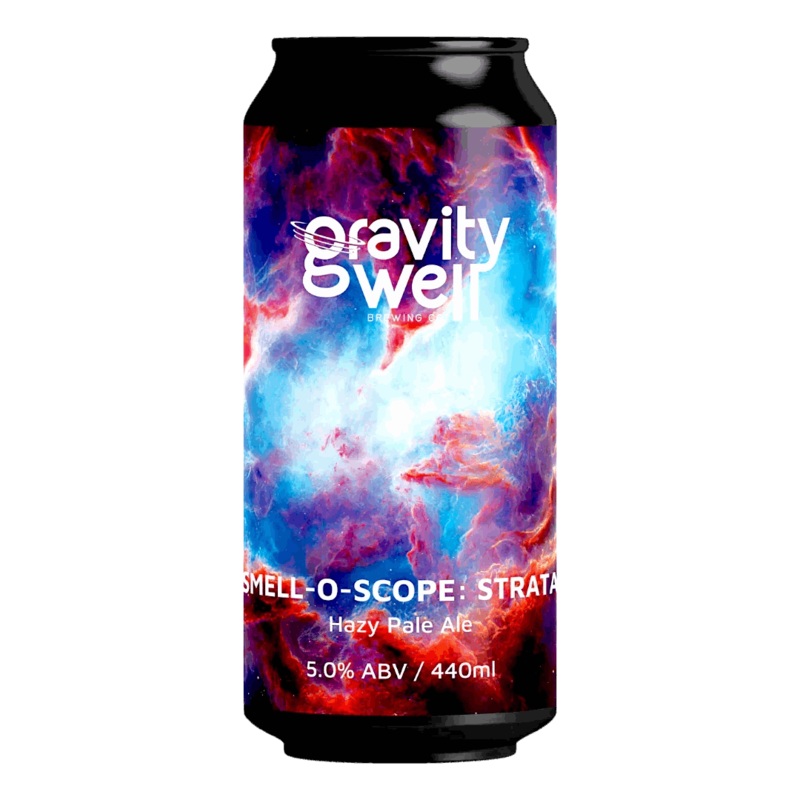 Gravity Well Smell-o-scope: Strata Hazy Pale Ale 440ml (5%)
