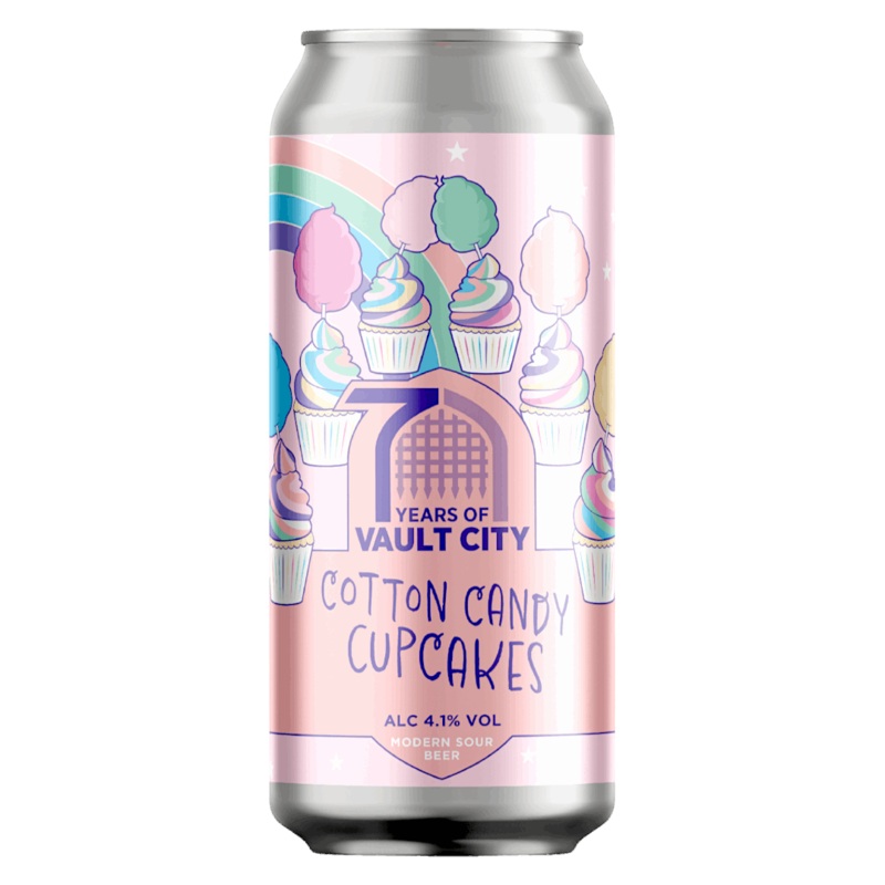 Vault City Cotton Candy Cupcake Session Sour 440ml (4.1%)