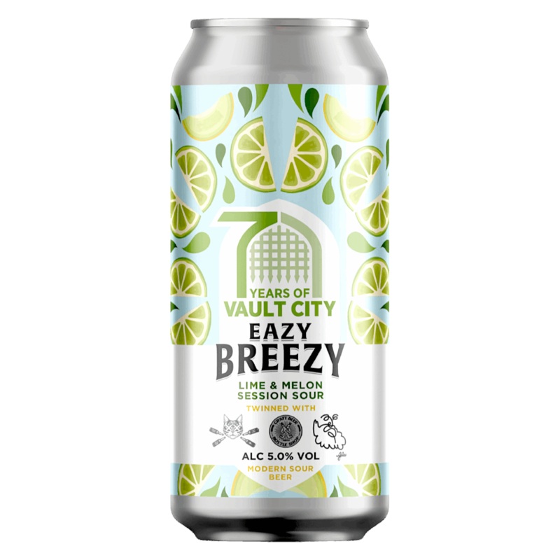 Vault City Eazy Breezy Lime & Melon – Bright & Breezy Session Sour 440ml (5%)