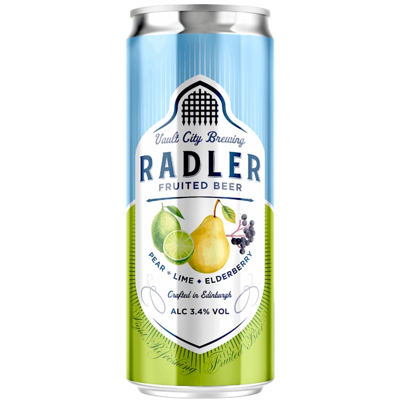 Vault City Pear, Lime & Elderberry Radler 330ml (3.4%)