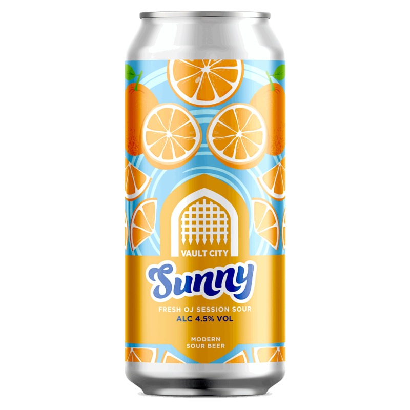 Vault City Sunny (OJ) Sour 440ml (4.5%)