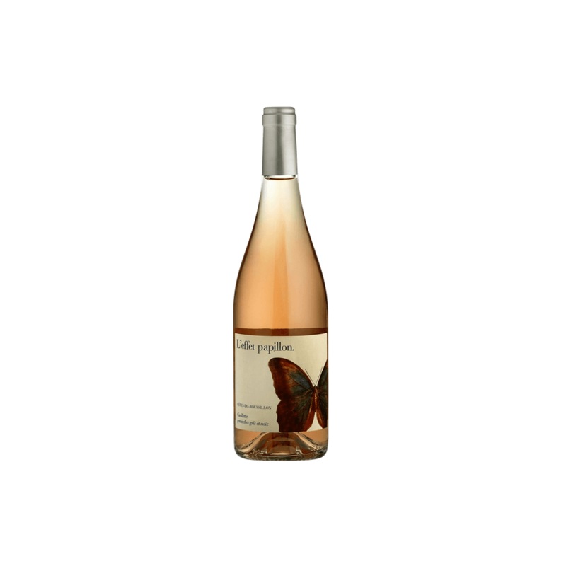 Cave Cooperative de Rivesaltes L’Effet Papillon Rose Cotes du Roussillon 2023