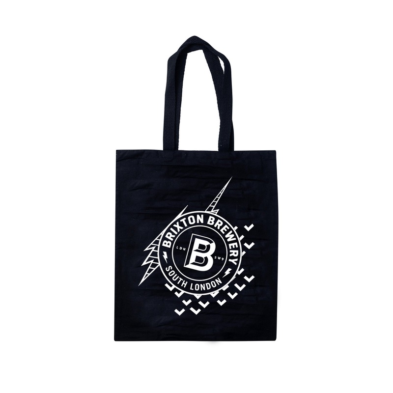 Brixton Brewery Black+White Tote Bag