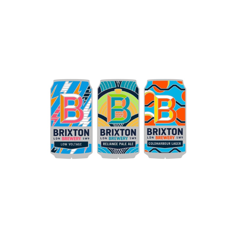 Brixton Brewery Mini Can Pin Badge