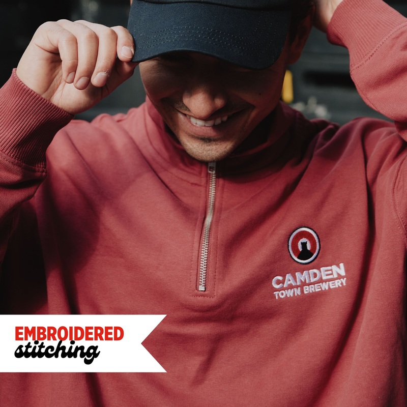 Burgundy 1/4 Zip Sweatshirt|S|M|L|XL|2XL|3XL