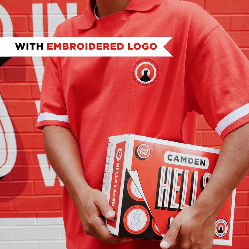 Camden Red Collared T-Shirt|S|M|L|XL|2XL|3XL