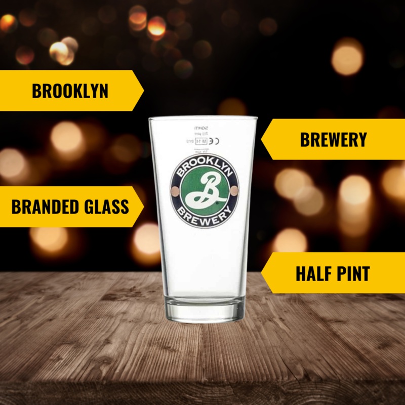 Brooklyn 1/2 Pint Glass