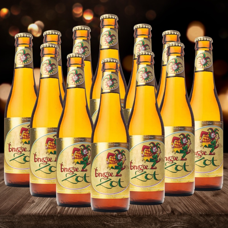 Brugse Zot Blond Belgian Ale 330ml Bottles 6.0% ABV (Multipack)