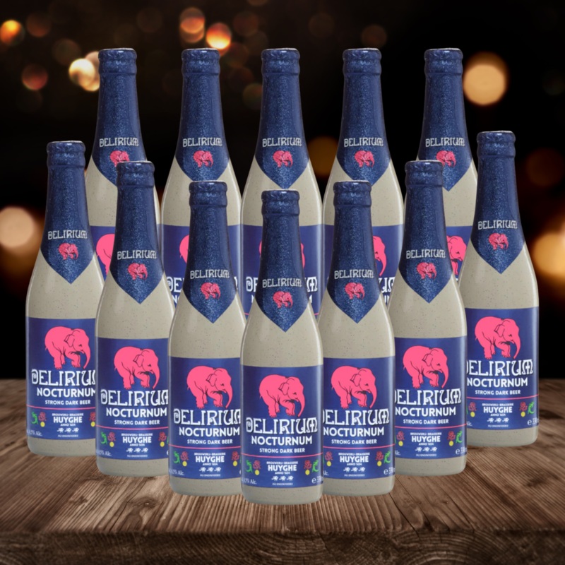 Delirium Nocturnum Belgian Strong Ale 330ml Bottles – 8.5% ABV (12 Pack)