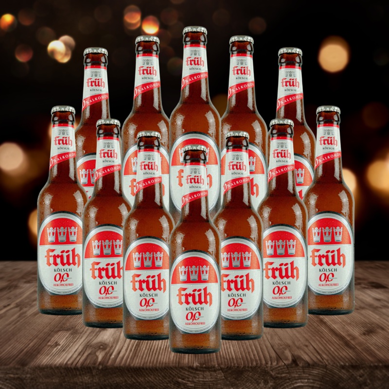 Frh Klsch 0.0% Alcohol Free Beer 330ml Bottles (Multipack)