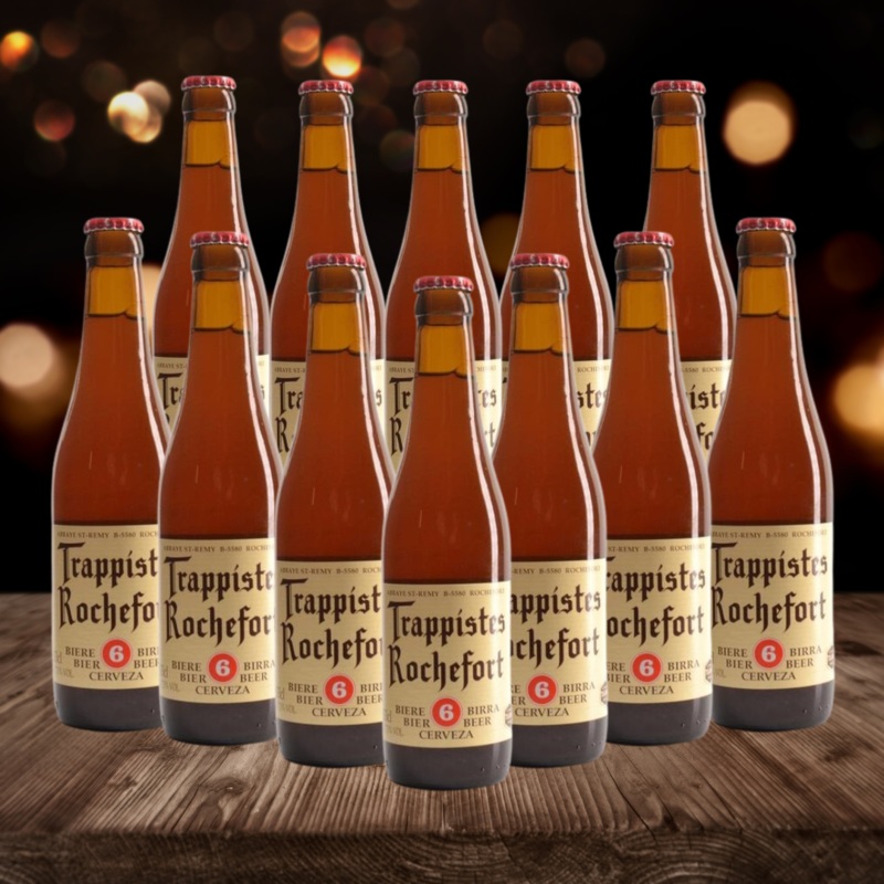 Trappistes Rochefort 6 Belgian Trappist Beer 330ml Bottles – 7.5% ABV (12 Pack)