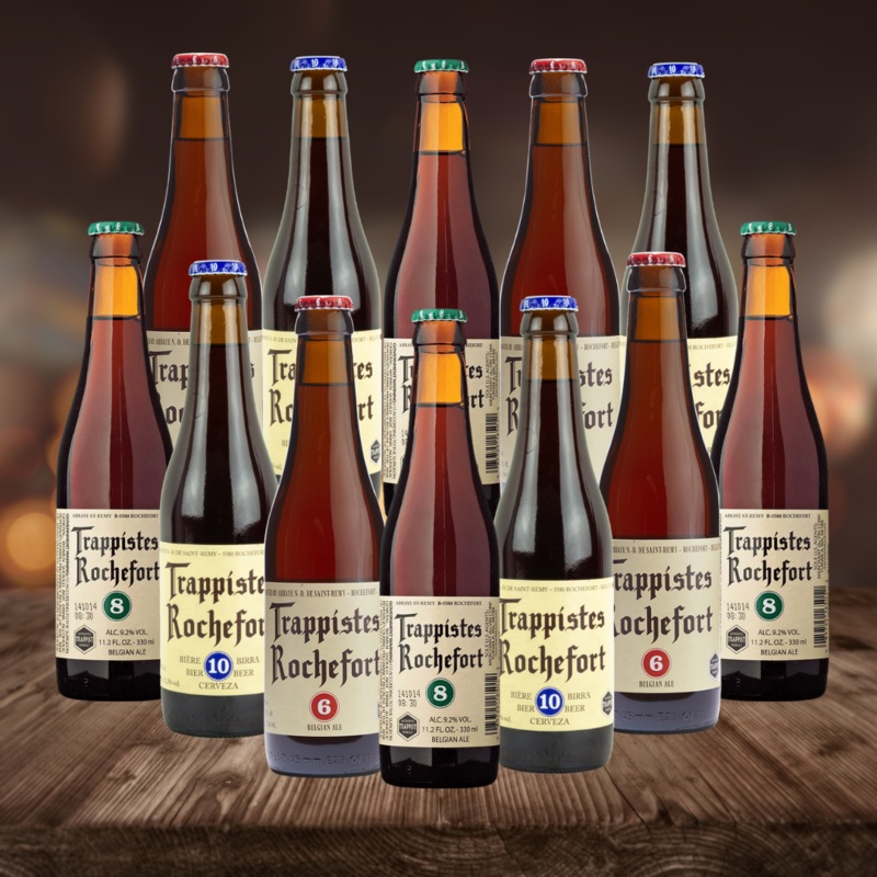 Trappistes Rochefort Belgian Beer Mixed Case 330ml Bottles (12 Pack)