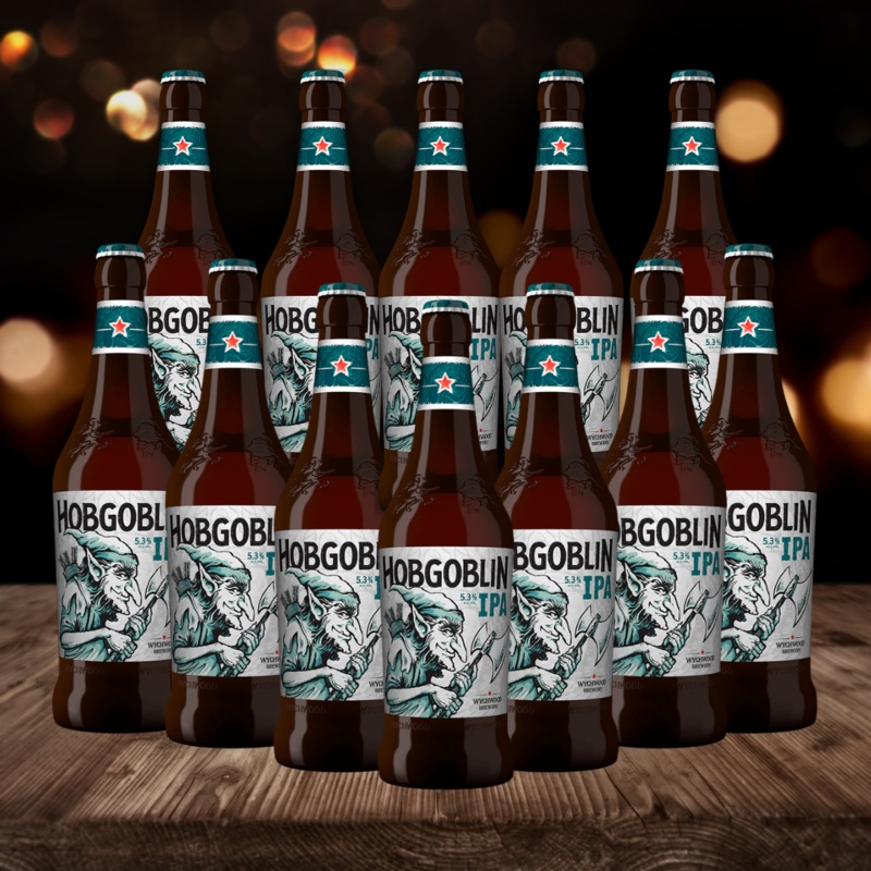 Wychwood Hobgoblin IPA 500ml Bottles – 5.3% ABV (12 Pack)