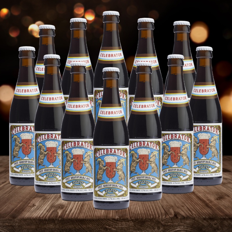 Ayinger Celebrator Doppelbock 330ml Bottles – 6.7% ABV (12 Pack)
