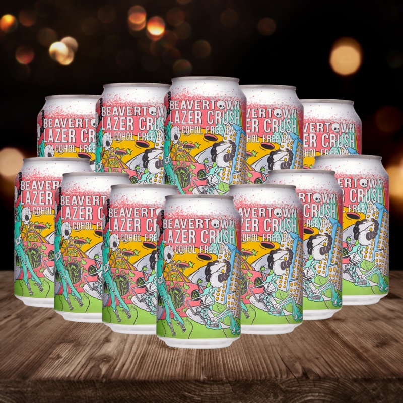 Beavertown Lazer Crush Alcohol Free IPA – 0.3% ABV (12 Pack)