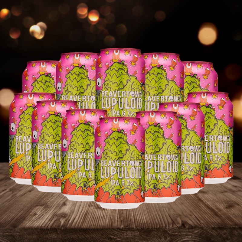 Beavertown Lupuloid IPA 330ml Cans – 6.7% ABV (12 Pack)