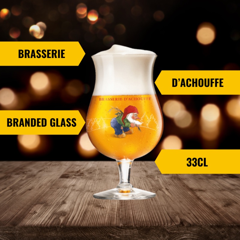 Brasserie d’Achouffe 33cl Branded Glass