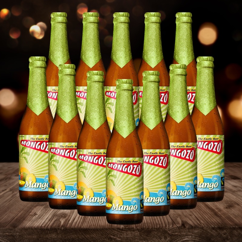 Mongozo Mango Belgian Fruit Beer 330ml Bottles – 3.60% ABV (12 Pack)