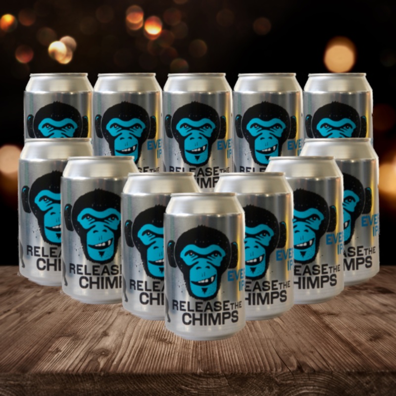 Nene Valley Brewing Release the Chimps Session IPA 330ml Cans – 4.4% ABV (12 Pack)