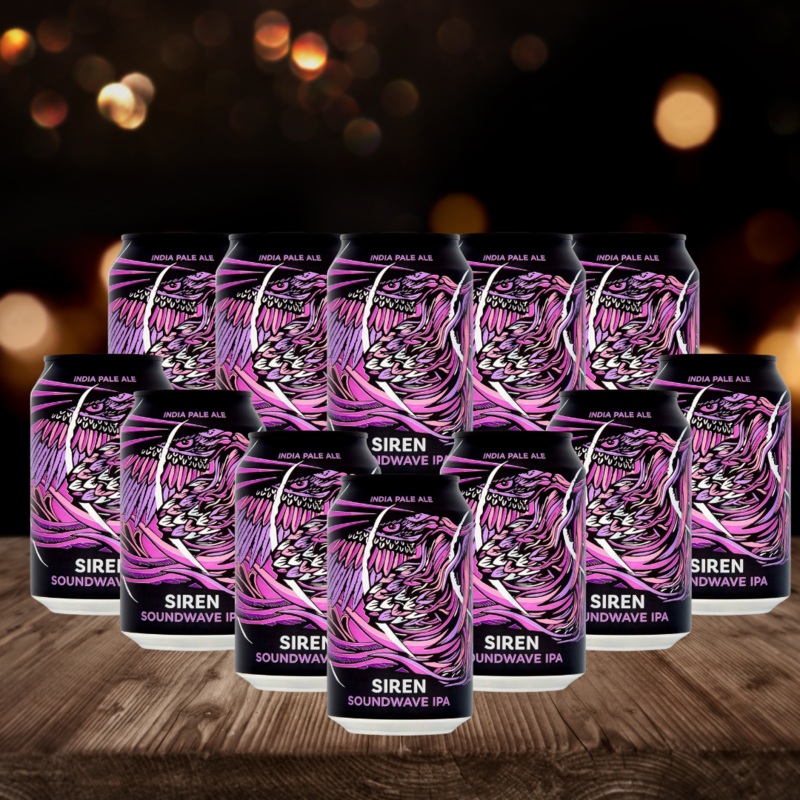 Siren Soundwave British IPA 330ml Cans – 5.6% ABV (12 Pack)