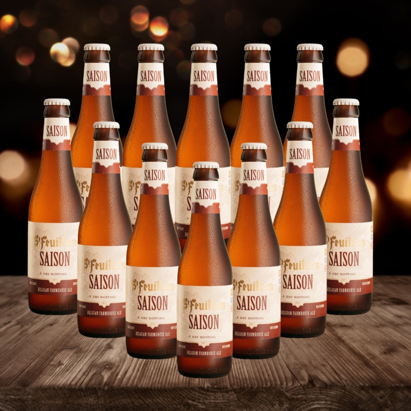 St Feuillien Belgian Saison 330ml Bottles – 6.5% ABV (12 Pack)