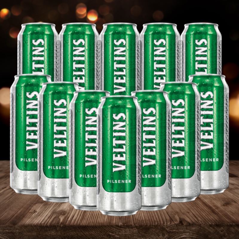 Veltins Premium German Pilsner 500ml Cans (Multipack) – 4.8% ABV