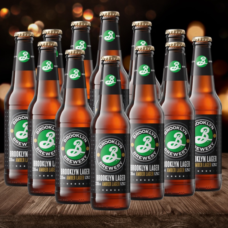 Brooklyn Brewery American Amber Lager (12 Pack) – 5.2% ABV