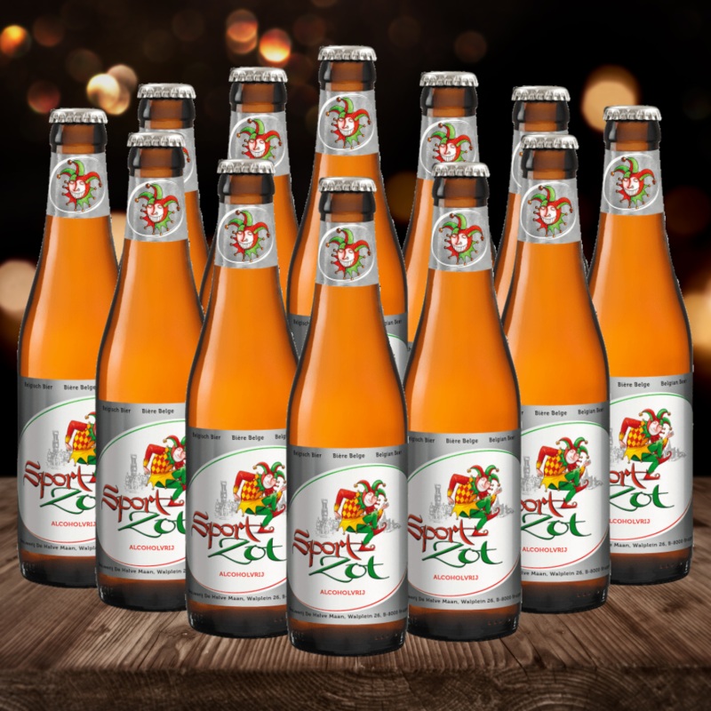 Brugse Zot Sport Low Alcohol Beer 330ml Bottles (12 Pack) – 0.4% ABV
